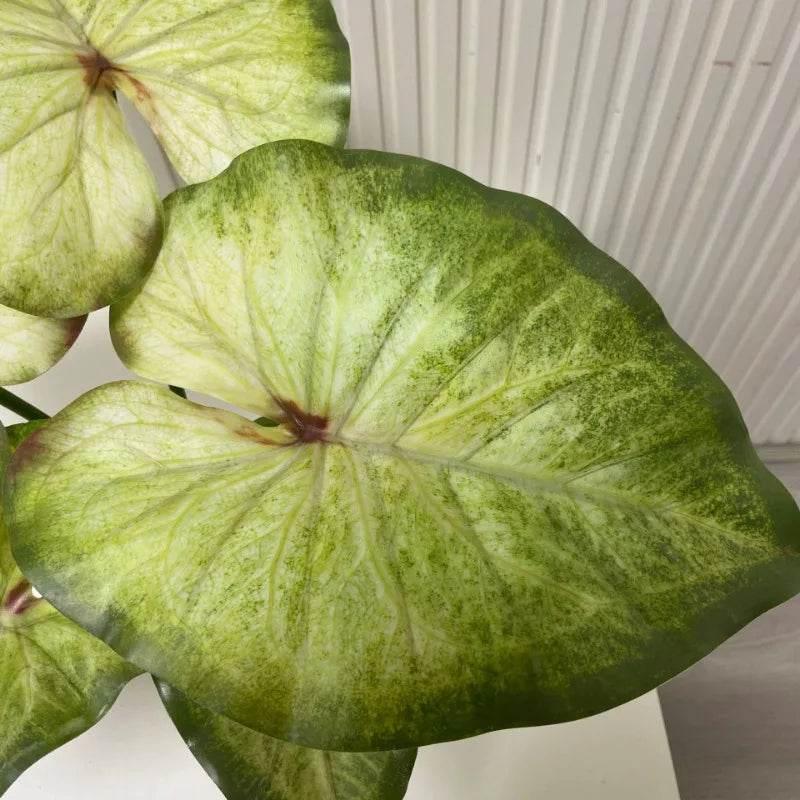 Large Lotus Leaves with Roots Plant Artificial Green Home Landscape Garden Decor Simulation Plants Wedding Party Table Decor by DSERS
