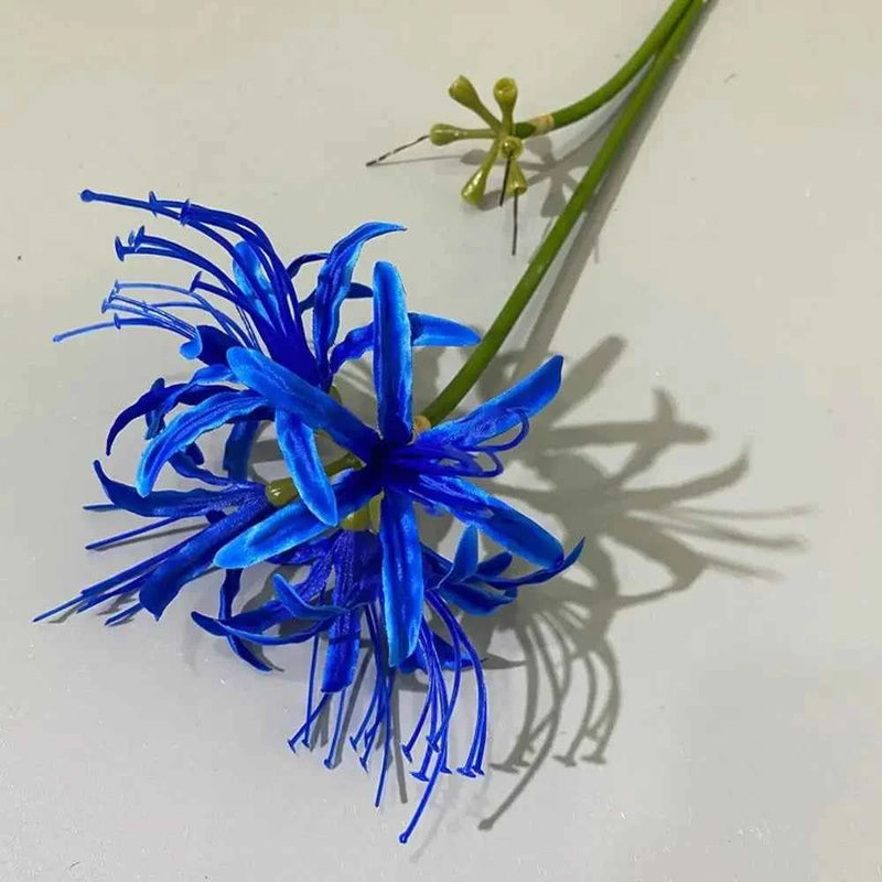 60cm Artificial Higanbana Flower Branch Handmade by DSERS
