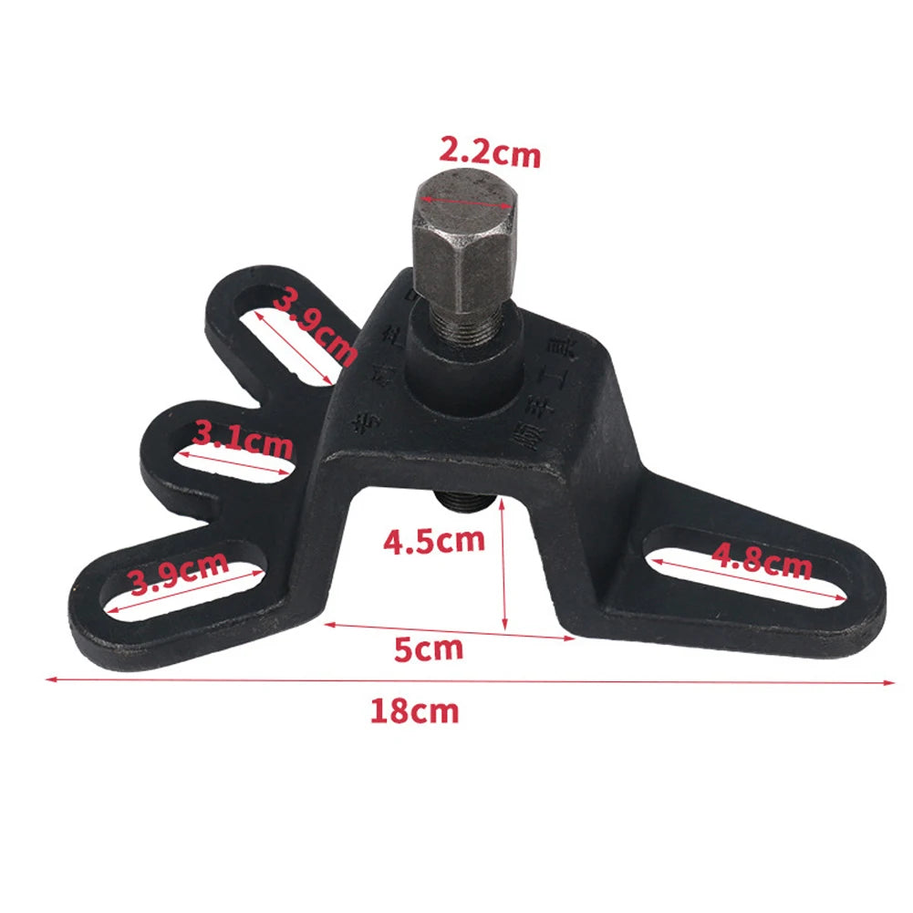 Universal Brake Drum Puller Tool 4 Hole Wheel Hub Puller Repair Tool Handheld for Motorcylce Accessories for Tricycle Motorbike by GiFiFY