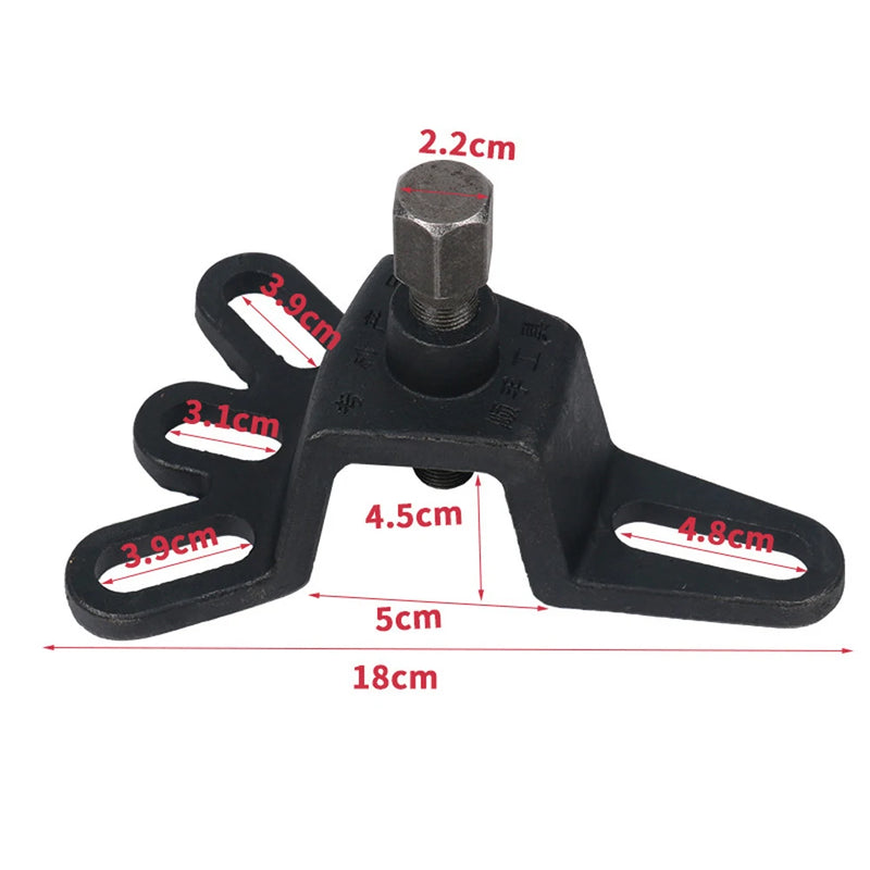 Universal Brake Drum Puller Tool 4 Hole Wheel Hub Puller Repair Tool Handheld for Motorcylce Accessories for Tricycle Motorbike by GiFiFY