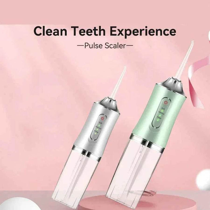 1 PCS Portable Water Floss USB Rechargeable Oral Irrigator 220ML Electric Tooth Cleaning Device 3 Modes Waterproof Irrigator - GiFTiFY