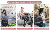 3 In 1 Diaper Bag Backpack Foldable Baby Bed Waterproof Travel Bag with USB Charge Diaper Bag Backpack with Changing Bed 3 types - GiFTiFY
