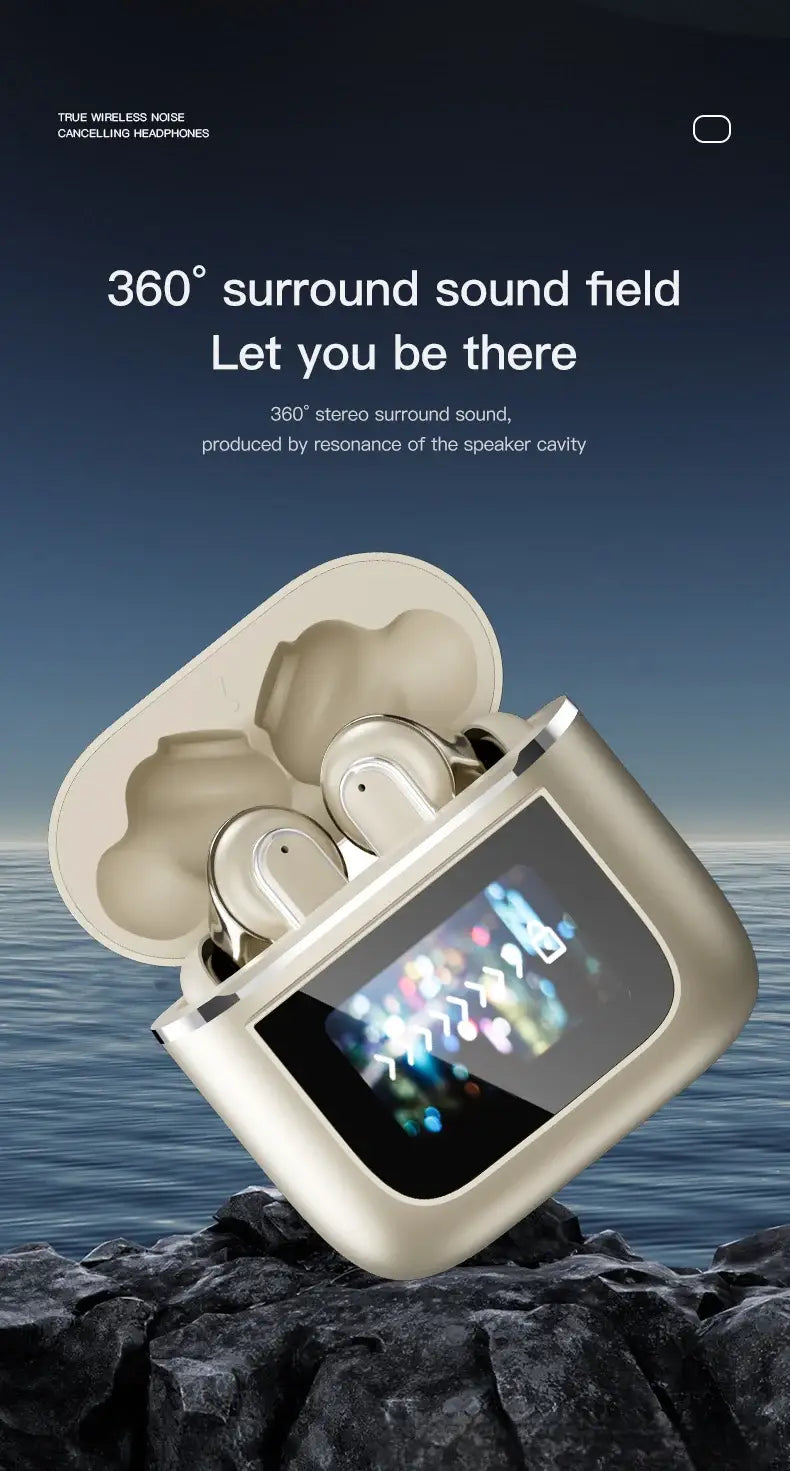 Pale Gold Pro Wireless Bluetooth Headphones