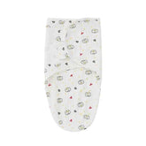 Newborn Baby Wrap Anti-Startle 2Pcs/Set Baby Swaddle Sleeping Cocoon Design 100%Cotton Baby Adjustable Blanket 0-6 Months - GiFTiFY