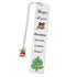 A stainless steel pendant bookmark about Christmas, the warmest Christmas reading gift for loved ones on Christmas Eve.
