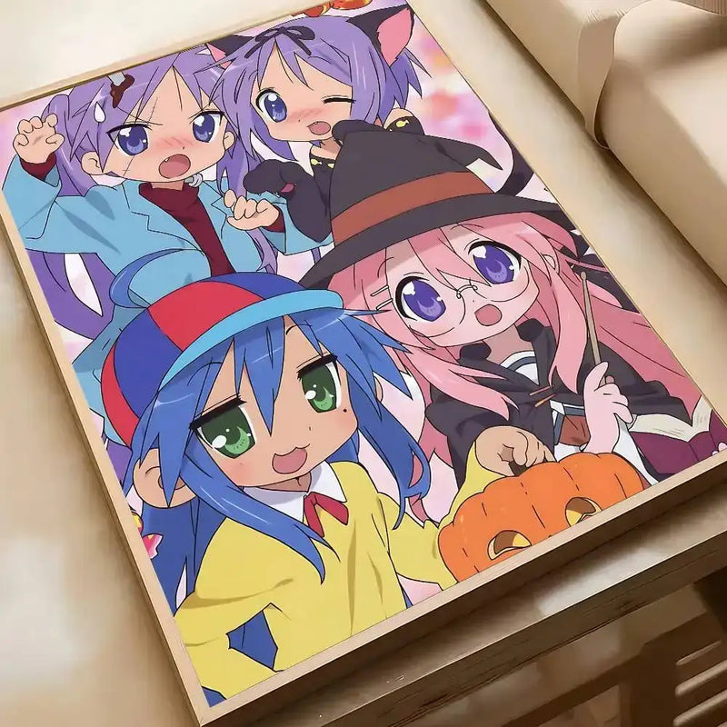 Anime Lucky Star Kawaii Home Decor Pooster by DSERS