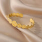 Adjustable Gold Nefertiti Inspired Cuff Bracelet - GiFTiFY