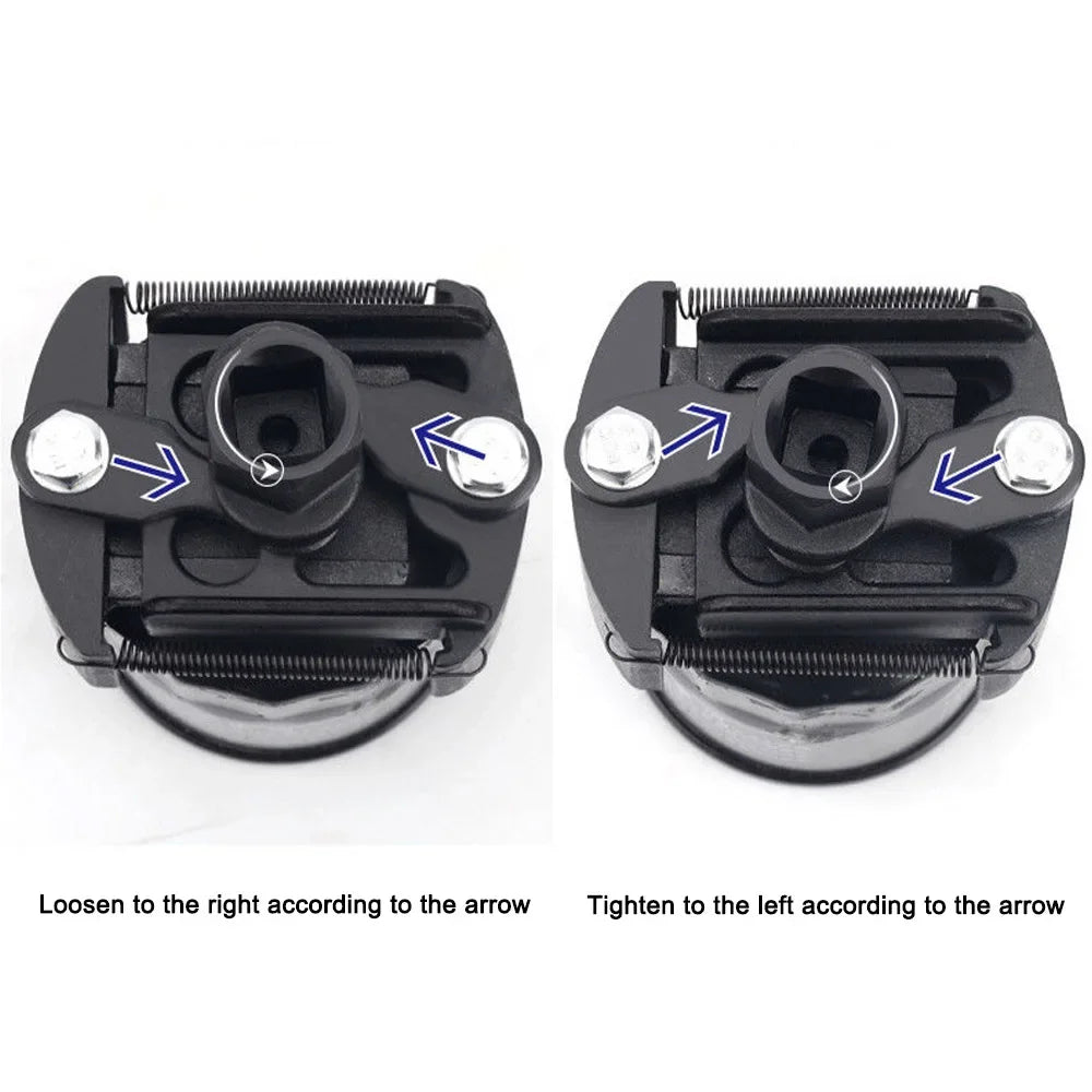 Hot Sell Adjustable Two-Jaws Oil Filter Wrench Filter 60-80mm Filter Wrenches Remover Steel Fuel Cast Two-Claw Disassembly Tools by GiFiFY