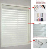 SmartMatters Electric Shangrila Blinds Smart Zigbee Blackout Zebra Shades for Windows and Doors Wifi Tuya Alexa Google Assistant - GiFTiFY