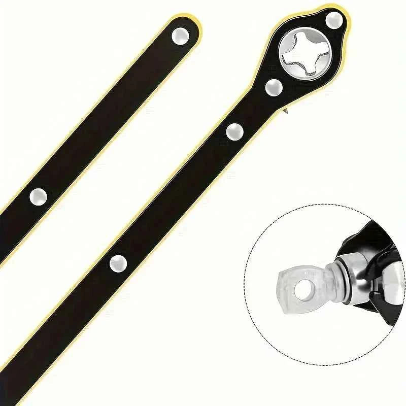 Car Labor-saving Jack Ratchet Wrench Scissor Jack Garage Tire Wheel Lug Wrench Handle Labor-saving Wrench Car Repair Tool
