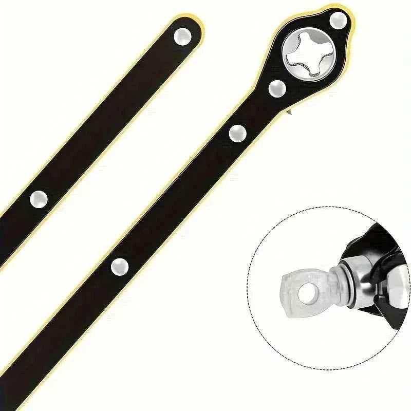 Car Labor-saving Jack Ratchet Wrench Scissor Jack Garage Tire Wheel Lug Wrench Handle Labor-saving Wrench Car Repair Tool Jack Ratchet Wrench by DSERS