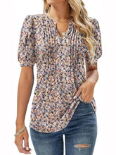 Summer V-Neck Puff Sleeve Tunic Tops for Women Women’s Apparel by Zopi / AliExpress