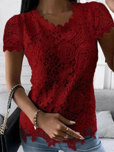 Stylish Summer Lace V Neck Blouse for Women Women’s Apparel by Zopi / AliExpress
