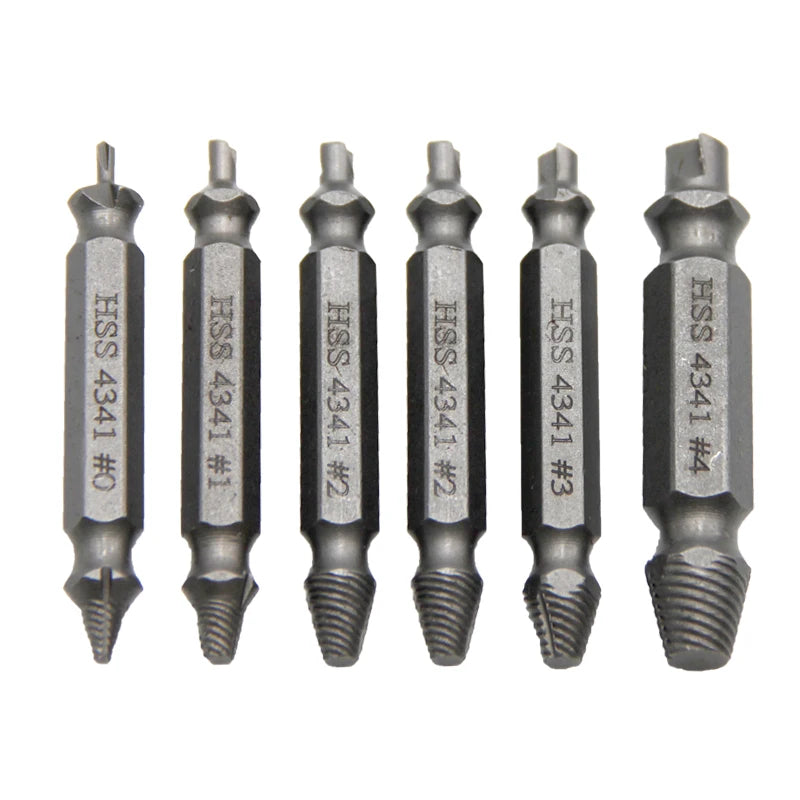 Extractor Double Head Screw Slide Tooth Removal Tool S2 Screwdriver Screwdriver Screwdriver Head Broken Wire Set GiFTiFY
