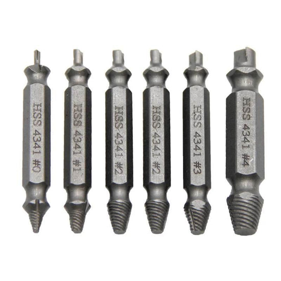 Extractor Double Head Screw Slide Tooth Removal Tool S2 Screwdriver Screwdriver Screwdriver Head Broken Wire Set - GiFTiFY