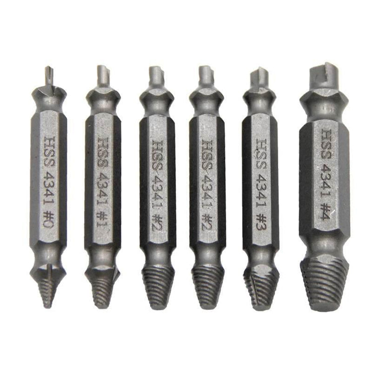 Extractor Double Head Screw Slide Tooth Removal Tool S2 Screwdriver Screwdriver Screwdriver Head Broken Wire Set - GiFTiFY