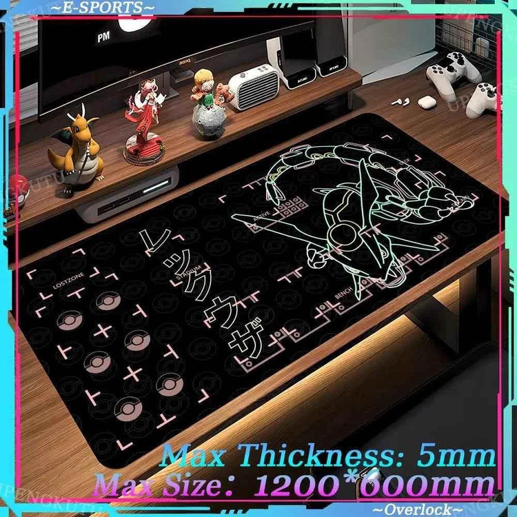 Mouse Pad Large Desk Mat P_Pokemones Anime Playmat 900x400 Xxl TGM PTCG Card Games Speed Computer and Office Gamer Cabinet mat - GiFTiFY