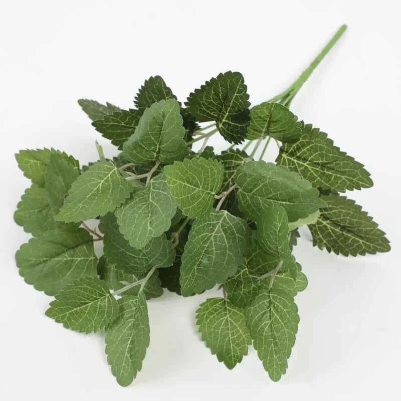 Artificial Plants Leaves Silk Tortoiseshell Leaf Dieffenbough Fake Small Fairy Taro Simulation Green Plant Living Room Decor by DSERS