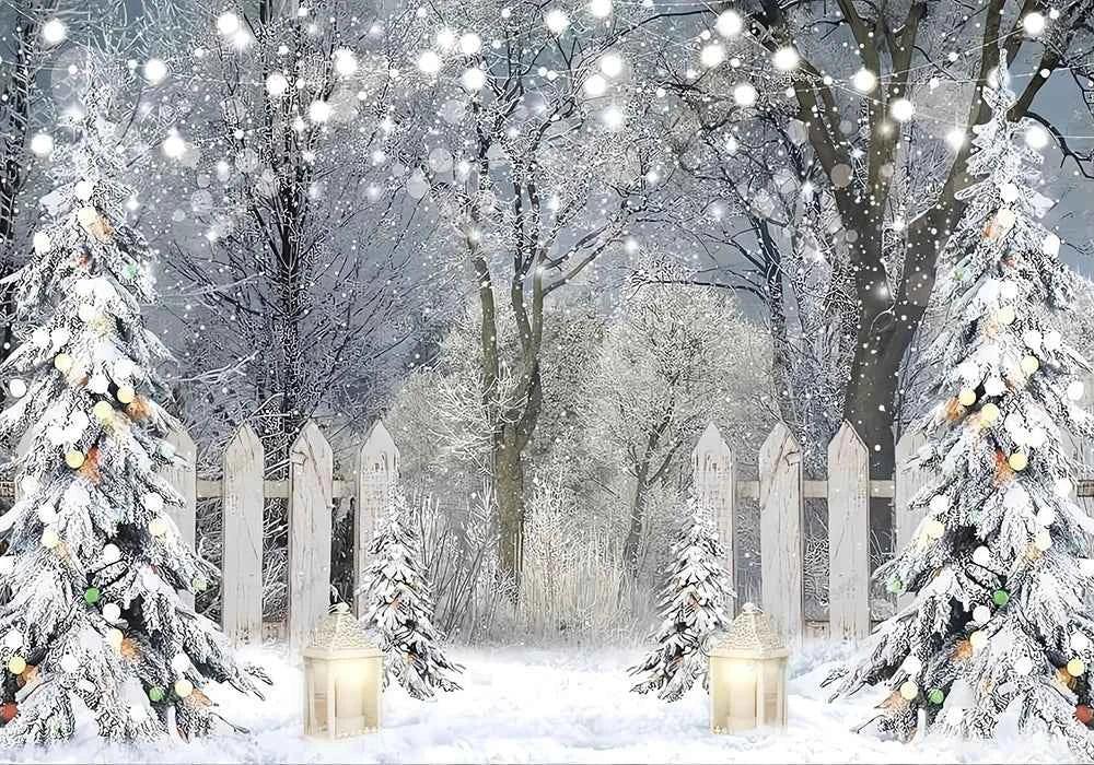 White Christmas Fireplace Background Xmas Tree Garland Gift Photography Backdrop Family Kids Holiday Party Banner Photo Studio by DSERS