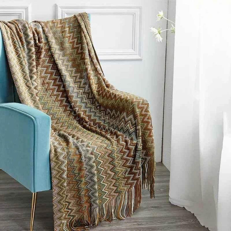 Boho Bed Plaid Blanket Geometry Aztec Baja Blankets Ethnic Sofa Cover Slipcover Decor Throw Wall Hanging Tapestry Rug Cobertor - GiFTiFY