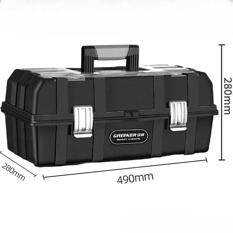 Tools Organizer Box Garage Professional Plastic Tool Case Box Electrician Storage Multifunctional Outdoor Waterproof Garage Tools Organizer Box by DSERS