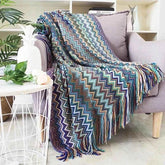 Boho Bed Plaid Blanket Geometry Aztec Baja Blankets Ethnic Sofa Cover Slipcover Decor Throw Wall Hanging Tapestry Rug Cobertor - GiFTiFY