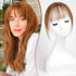 Ombre Light Blonde Clip in Bangs 100% Real Human Hair Bangs human hair wigs with bangs - GiFTiFY