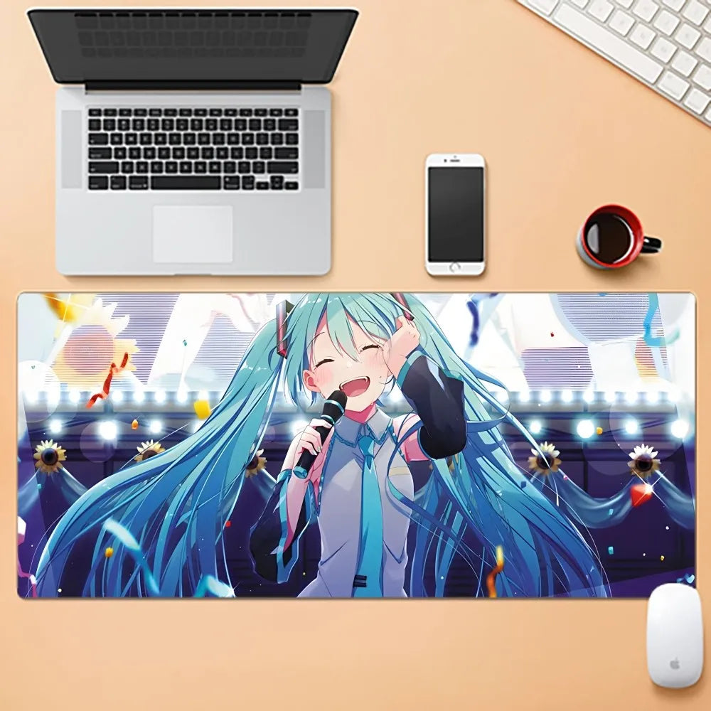 H-Hatsune M-Miku Mousepad Mousepad Mouse pads by DSERS