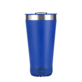 16oz smart bluetooth speaker car portable car cup creative bottle opener stainless steel thermos cup - GiFTiFY