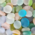 100g/3.52oz(Approx. 18-25pcs) Oblate Bead Glass Mosaic Tiles Colorful Round Mosaic Making Material Multi Diameter DIY Craft Tile