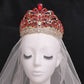 European Miss Universe Big Forest Crystal Wedding Crowns Cubic Zircon Crown Queen Rhinestone Tiara Party Stage Show Hair Jewelry GiFTiFY