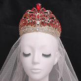 European Miss Universe Big Forest Crystal Wedding Crowns Cubic Zircon Crown Queen Rhinestone Tiara Party Stage Show Hair Jewelry Tiaras by DSERS