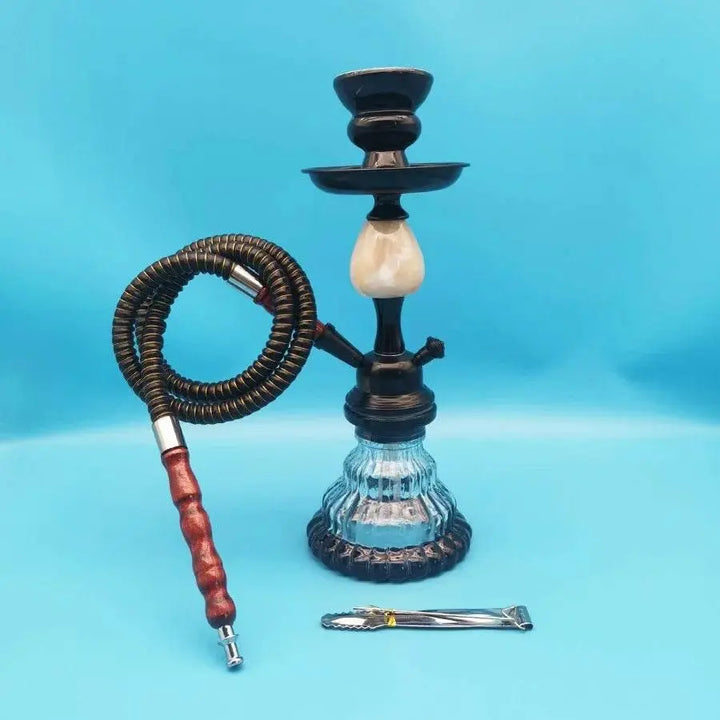 Premium Hookah Portable Single And Double Pipe Hookah Arabic Hookah Single Small Hookah Set Hookah Shisha Ceramic Bowl Accessory - GiFTiFY