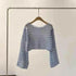 Boho Crochet Knit Crop Top for Summer Beach by Zopi