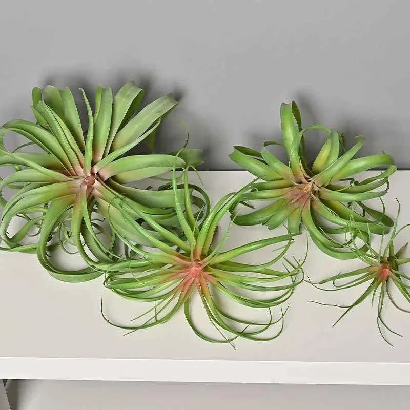 Artificial Green Plant Air Grass Succulent Miniature Potted Garden for Outdoor Desktop Living Room Home Decor by DSERS