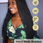Super Long 40'' Synthetic Twist Braided Wigs  Full Lace Knotless Small Box Braids With Baby Hair Senegalese Braiding Twists Wig GiFTiFY