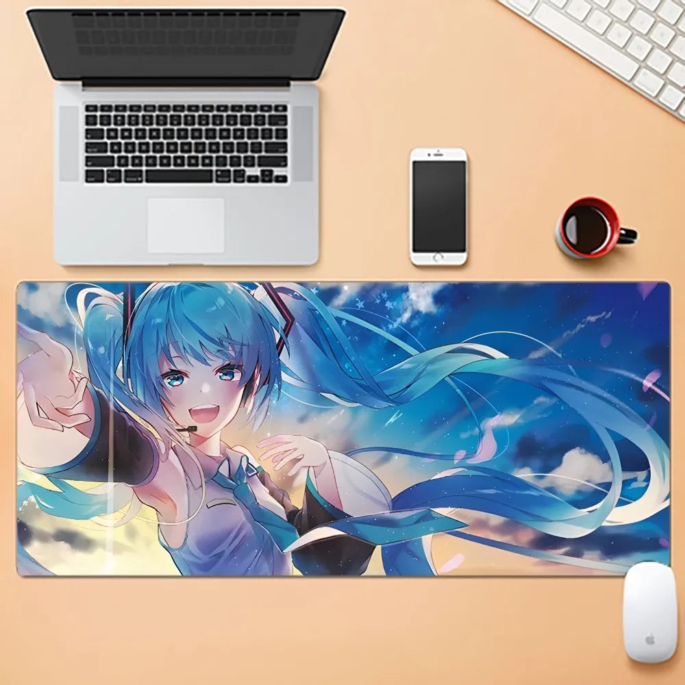H-Hatsune M-Miku Mousepad Mousepad Mouse pads by DSERS