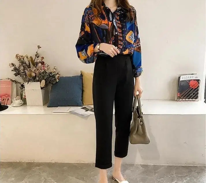 Chic Loose Chiffon Shirt for Women