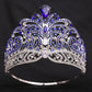European Miss Universe Big Forest Crystal Wedding Crowns Cubic Zircon Crown Queen Rhinestone Tiara Party Stage Show Hair Jewelry GiFTiFY
