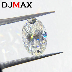 0.3-10ct Rare Oval Cut Moissanite Loose Stone D Color Super White Certified Ellipse Oval Moissanite Diamonds DSERS