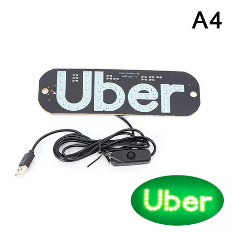 Light Sign For Car, Light Decal For Car Windshield With Suction Cups, Taxi Sign Light, Cab Indicator Lamp, Cigarette Lighter/USB GiFTiFY