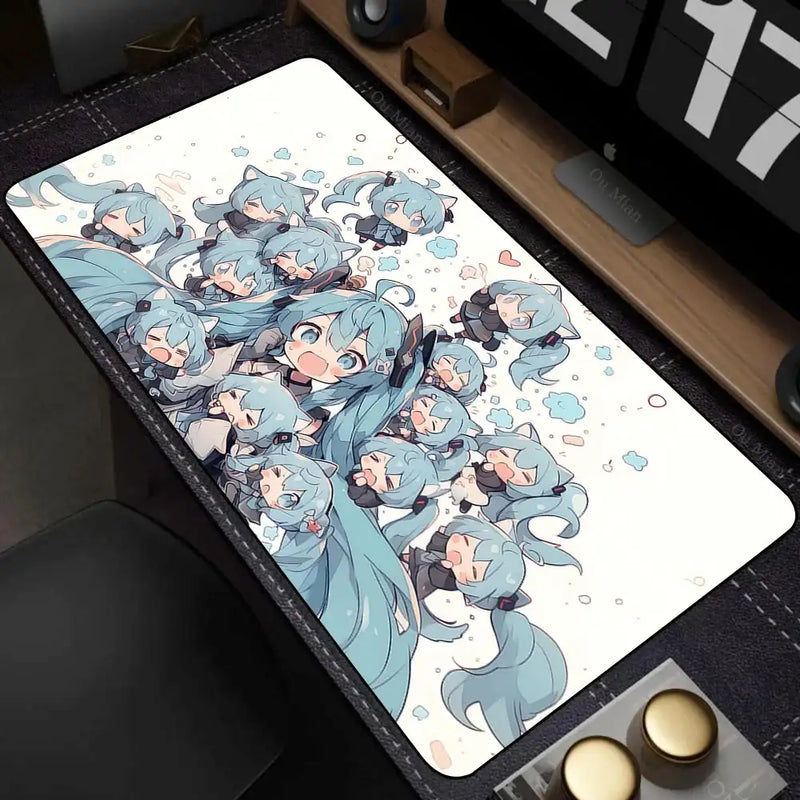Popular virtual diva H-Hatsune Cute Miku Mouse Pad Mouse pads by DSERS