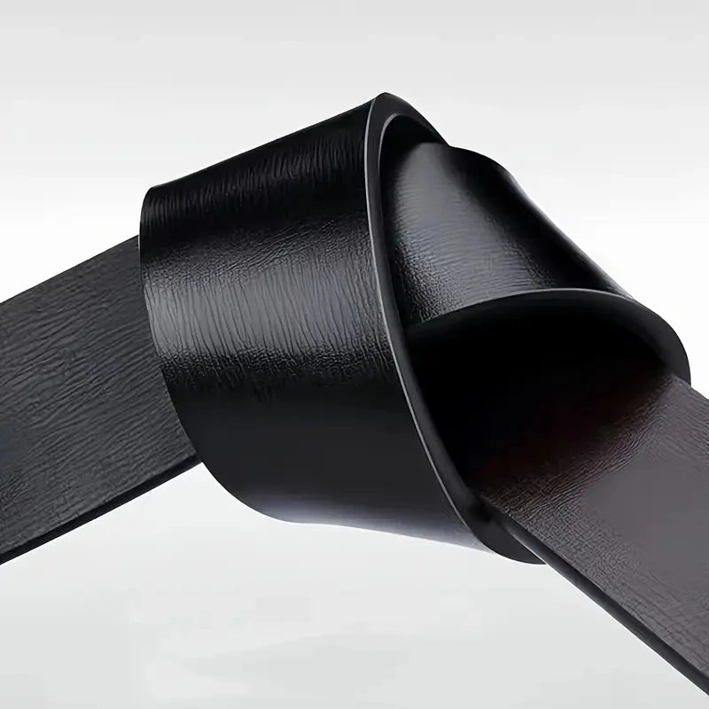 Stylish Men's PU Leather Belt - Fashion Belts for Daily Life, Leisure, Party, Festival, Work, and Business Automatic Buckle DSERS