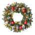 20-60cm Christmas Wreath with LED Fairy Light Door Hanging Garland Pine for Home Decorations Xmas Party Supplies Happy New Year - GiFTiFY