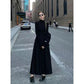 New French Style Temperament Women's High-Grade Black Dress Hepburn Style Gray Turtleneck Dress for Women Autumn Winter DF4964 DSERS