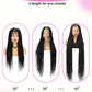 Senegalese Twist Braided Wigs Synthetic Knotless Box Braids Wig For Black Women Full Lace Front Wig Faux Locs Goddess Braids Wig GiFTiFY
