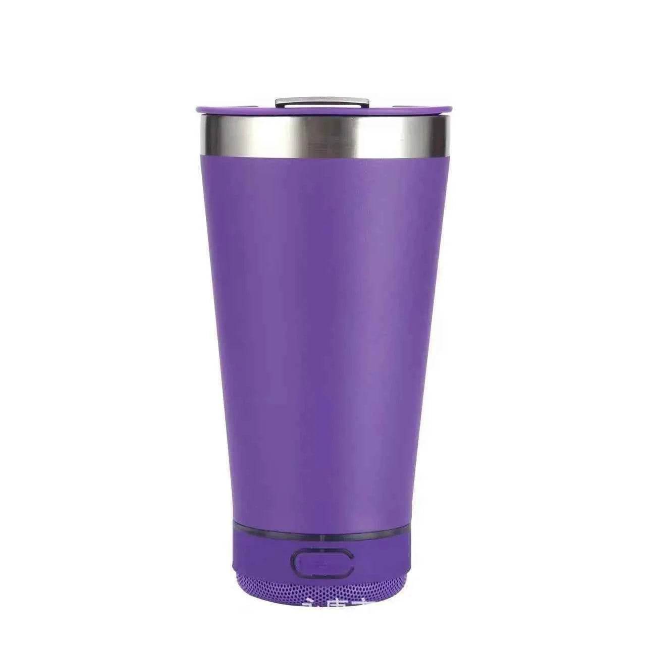 16oz smart bluetooth speaker car portable car cup creative bottle opener stainless steel thermos cup - GiFTiFY