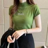 Elegant Turtleneck Summer Blouse for Women - GiFTiFY
