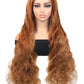 Colored Ginger Blonde 9X6 Glueless Lace Front Human Hair Wig Ready To Go&Wear Glueless Body Wave Lace Wig Burgundy Straight Wigs GiFTiFY