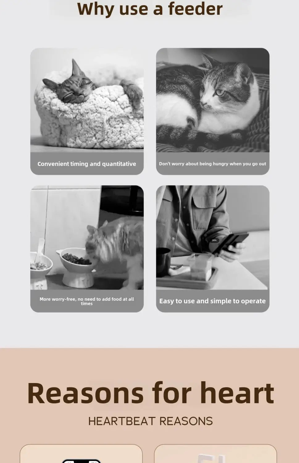WiFi Single Bowl Cat Automatic Feeder